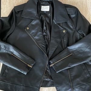NWOT Oversized leather jacket
